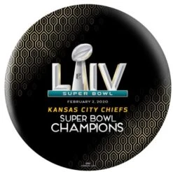 OTB NFL Black Kansas City Chiefs Super Bowl Champions Bowling Ball -Bowler Smart Shop kcb