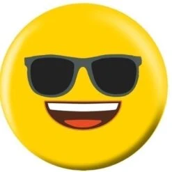 OTB Emoji Yellow Faces Bowling Ball
