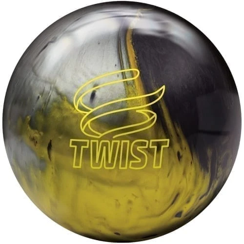 Brunswick Twist Black Gold Silver Bowling Ball 3 Brunswick Twist Black Gold Silver Bowling Ball