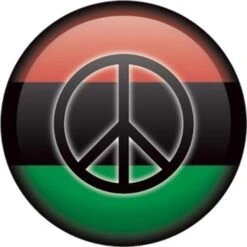 OTB Flags Of The World African Flag Peace Bowling Ball