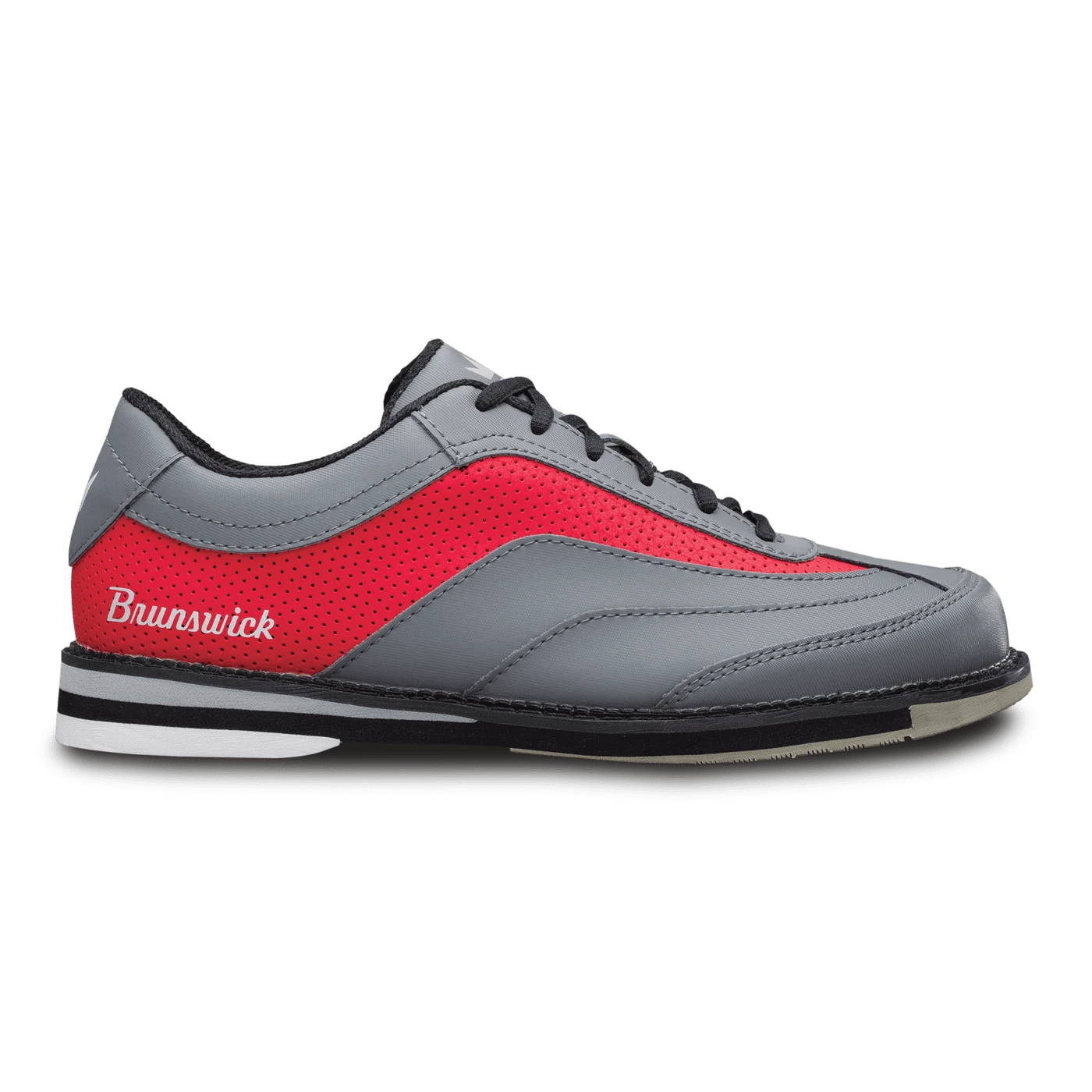 Brunswick Rampage Grey Red Men’s Left Handed Bowling Shoes 2 Brunswick Rampage Grey Red Men’s Left Handed Bowling Shoes
