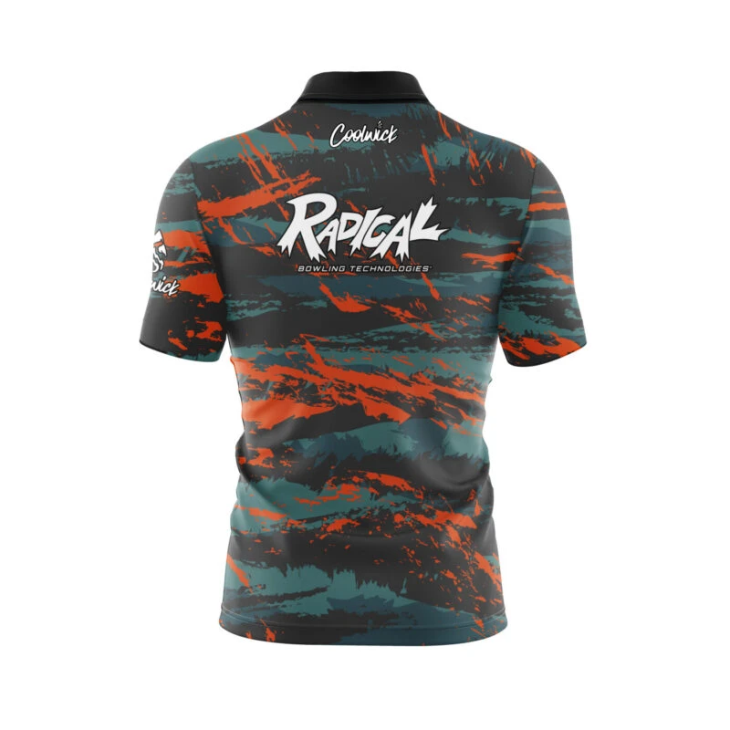 Radical Industrial Quick Ship CoolWick Sash Zip Bowling Jersey 4 Radical Industrial Quick Ship CoolWick Sash Zip Bowling Jersey - Image 2