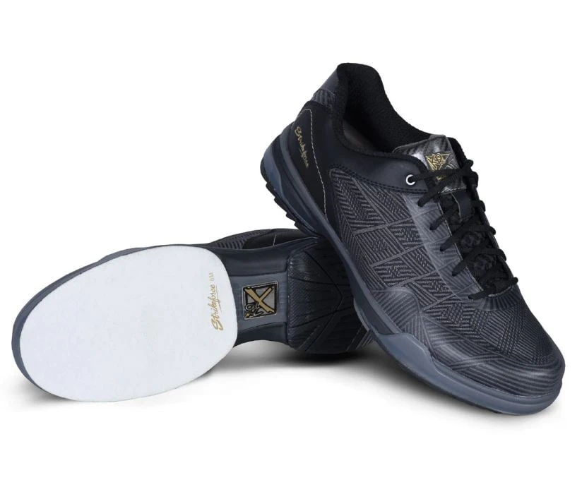 KR Strikeforce Rage Gunmetal Black Right Hand Men’s Wide Bowling Shoes 4 KR Strikeforce Rage Gunmetal Black Right Hand Men’s Wide Bowling Shoes - Image 2
