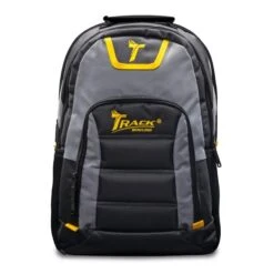 Track Select Black Yellow Bowling Backpack